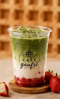 Iced Matcha Fraise
